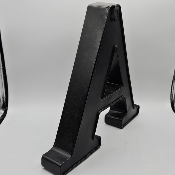3D black letter A ☆Approximately 13"Wide by 12"High by 2"Deep - Picture 5 of 11